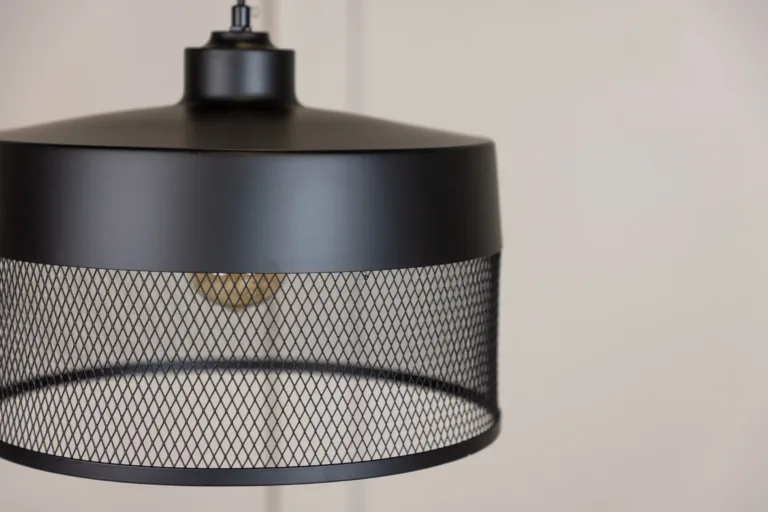 Lai musta rauast võrgumustriga laelamp Toulon - 17003-001