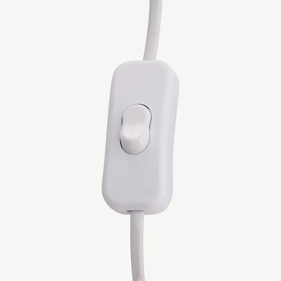 Valge terrazzo-jalusega laualamp Metz, valge klaaskuppel, 17012-006 – 4