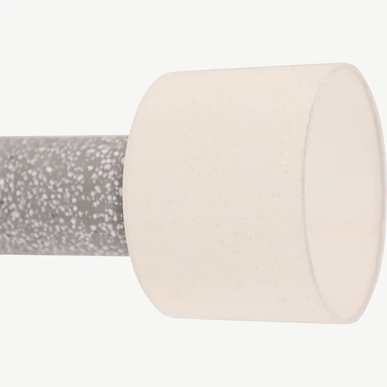 Laualamp Dijoni hallist terrazzo'st ja beeži kangasvarjuga - 17013-002