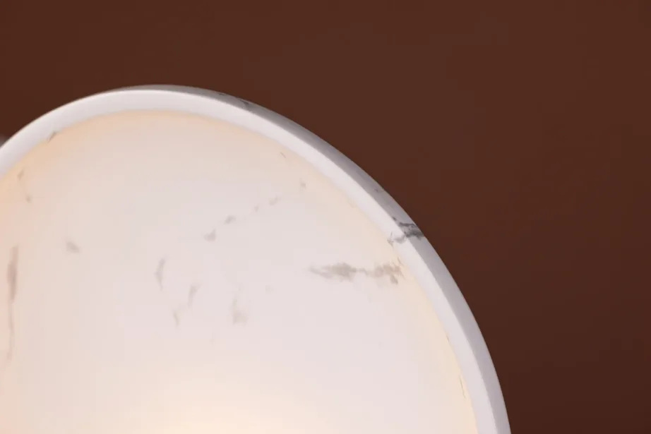 Helehall marmorimustriga kunstvaigust laualamp Angers, 17019-002 – 9