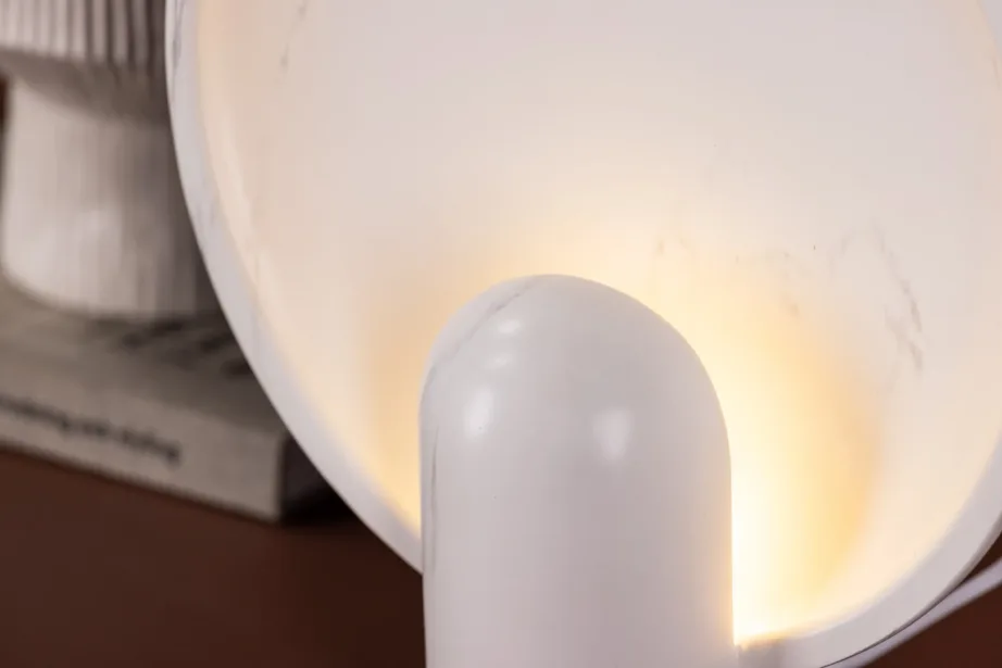 Helehall marmorimustriga kunstvaigust laualamp Angers, 17019-002 – 10