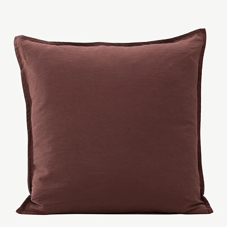 Pruun puuvillane padjakate Ronja 45 × 45 cm - 17019-503