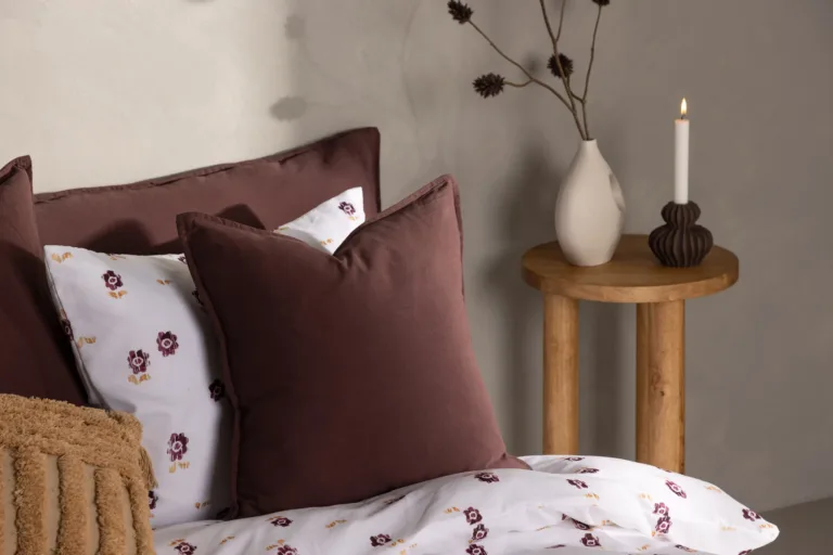 Pruun puuvillane padjakate Ronja 45 × 45 cm - 17019-503