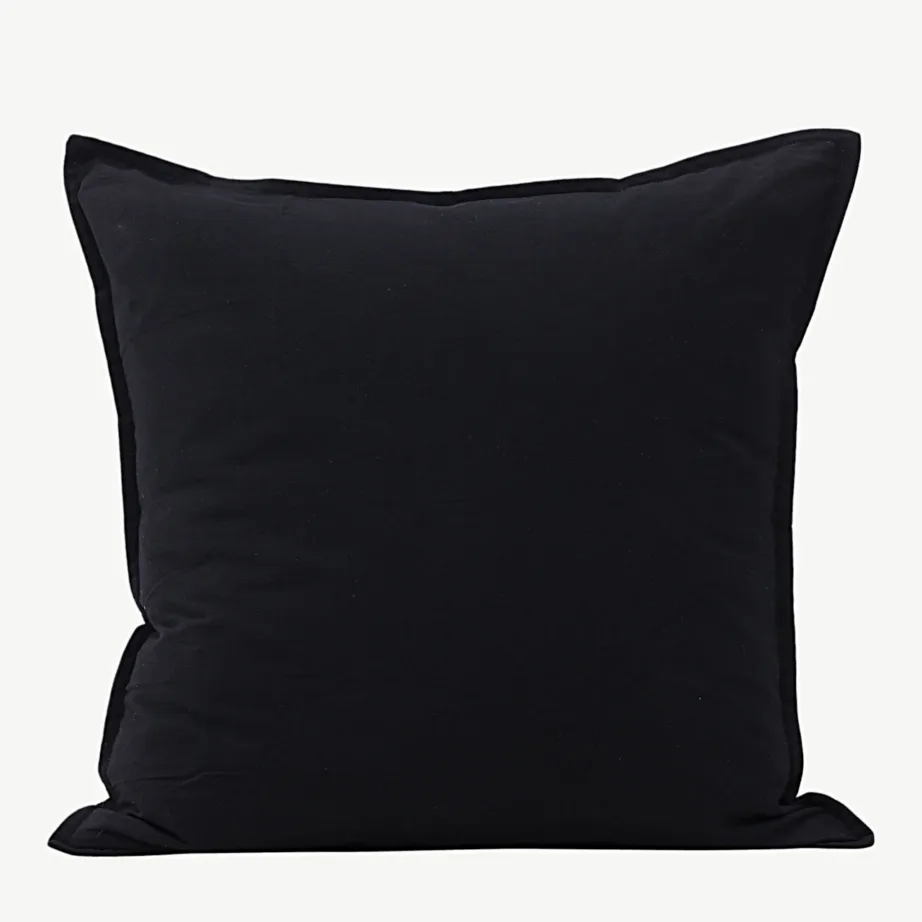 Must puuvillane dekoratiivpadjakate Ronja 45×45 cm, 17020-508 – 2