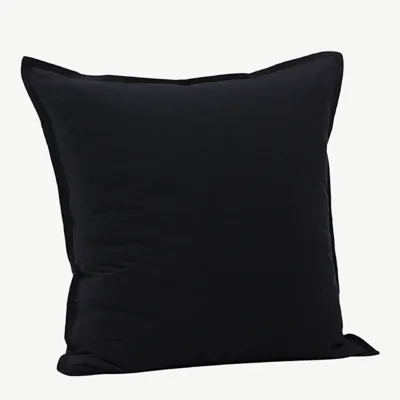 Must puuvillane dekoratiivpadjakate Ronja 45×45 cm - 17020-508