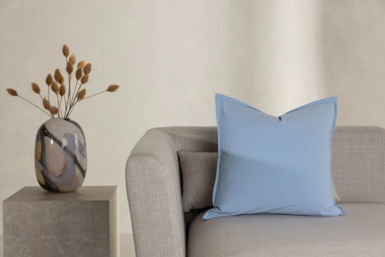 Helesinine puuvillane padjakate Ronja 45 × 45 cm - 17021-507