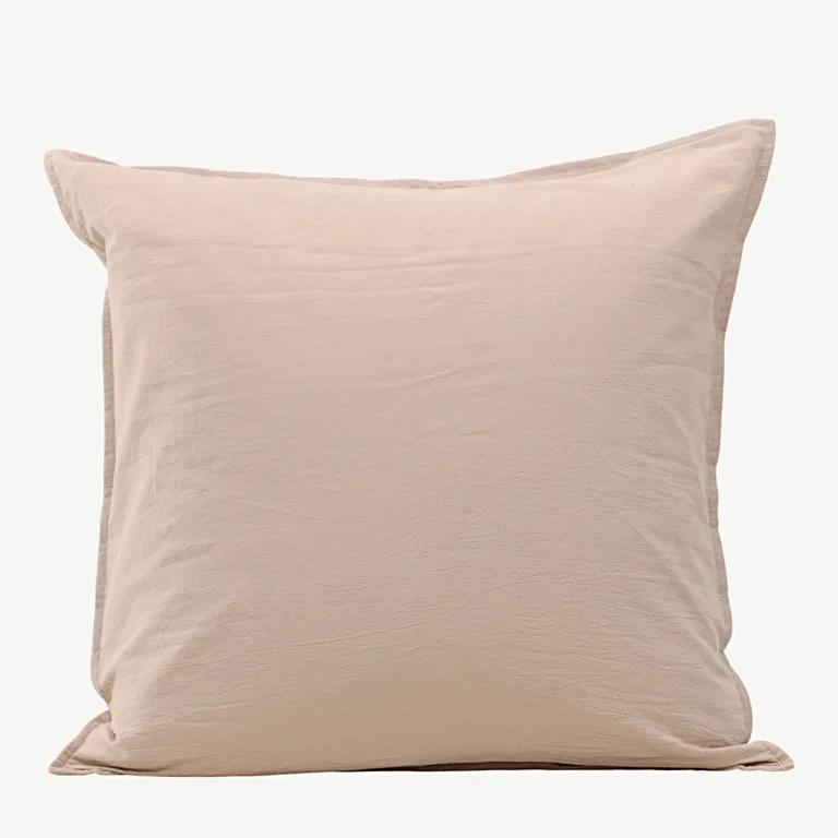 Pestud puuvillane padjapüür Ronja, beež, 60 x 60 cm - 17025-502