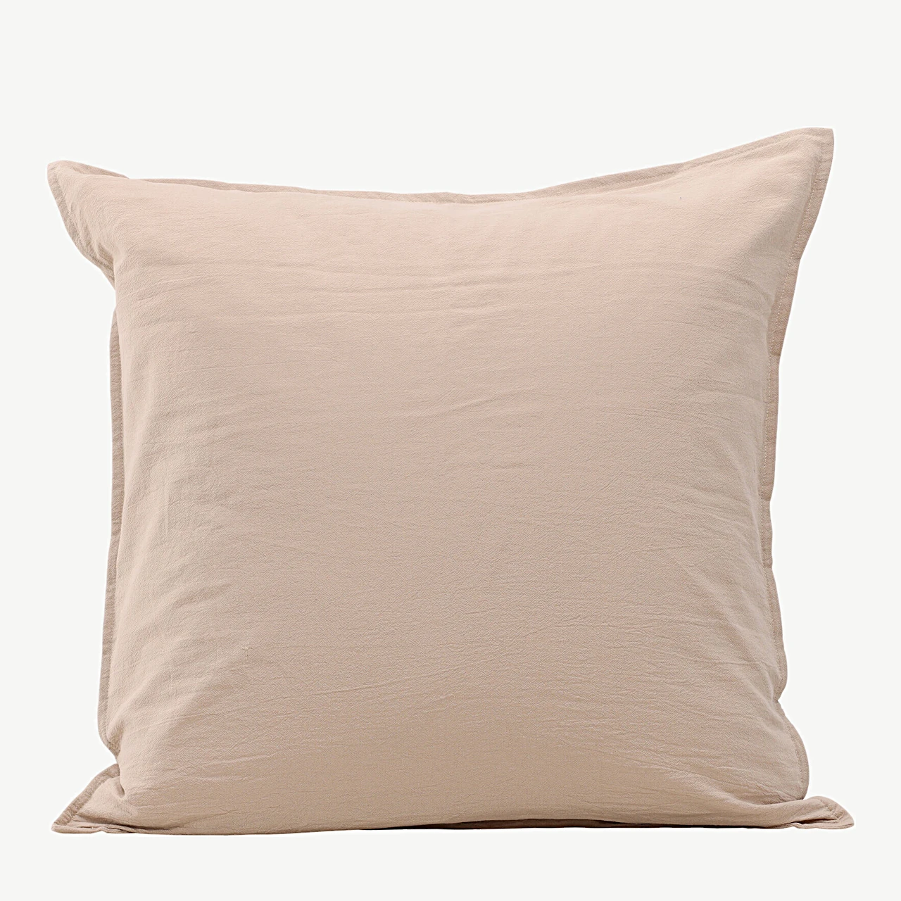 Pestud puuvillane padjapüür Ronja, beež, 60 x 60 cm - 17025-502