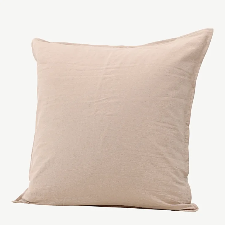Pestud puuvillane padjapüür Ronja, beež, 60 x 60 cm - 17025-502