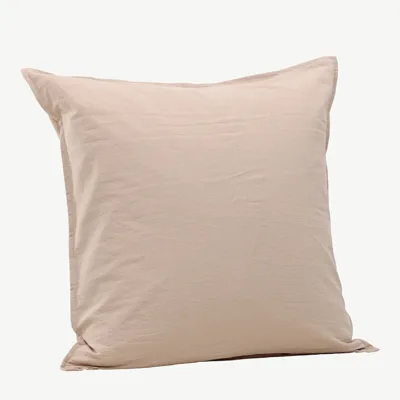 Pestud puuvillane padjapüür Ronja, beež, 60 x 60 cm - 17025-502