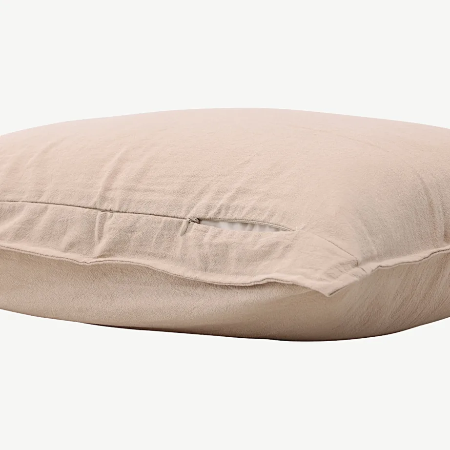 Pestud puuvillane padjapüür Ronja, beež, 60 x 60 cm, 17025-502 – 4