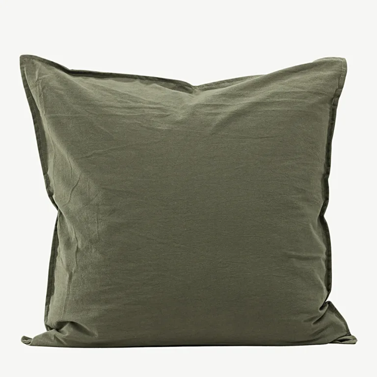 Rohelise värvi puuvillane padjakatte Ronja, 60 × 60 cm - 17026-504
