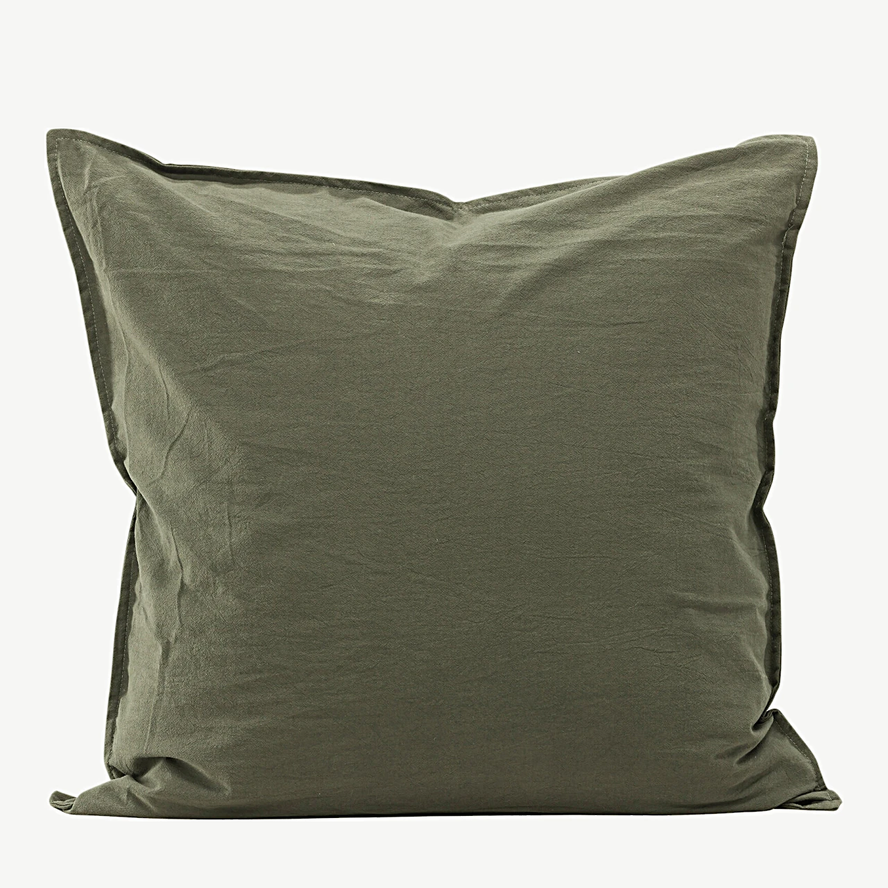 Rohelise värvi puuvillane padjakatte Ronja, 60 × 60 cm - 17026-504