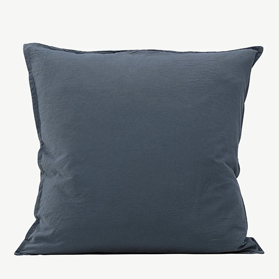 Ronja tumesinine puuvillane padjakate, 60 × 60 cm, 17031-505 – 2