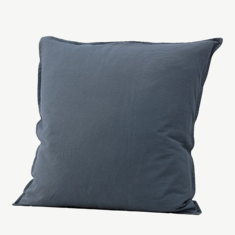 Ronja tumesinine puuvillane padjakate, 60 × 60 cm - 17031-505