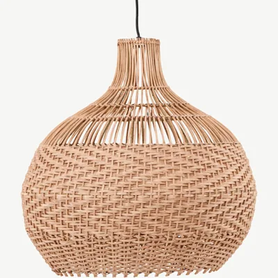 Naturaalsest rotangist Bastia rippvalgusti, ø50 cm - 17032-000