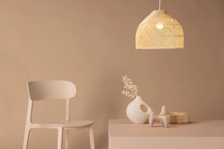 Lai rotangist laelamp Brivela, naturaalne (ø35 cm) - 17034-000