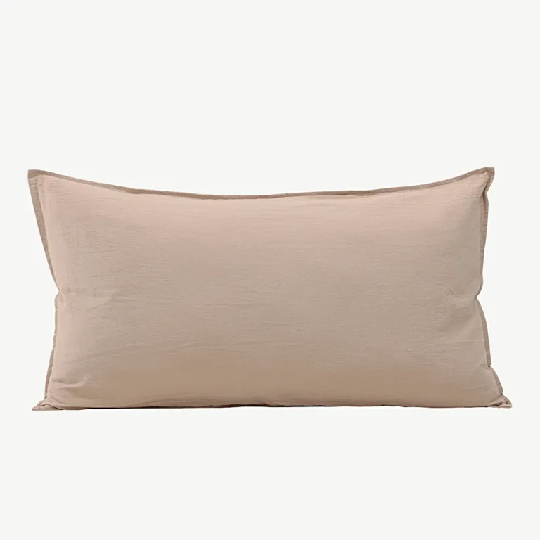 Beež pestud puuvillane padjapüür Ronja, 50 × 90 cm - 17034-502