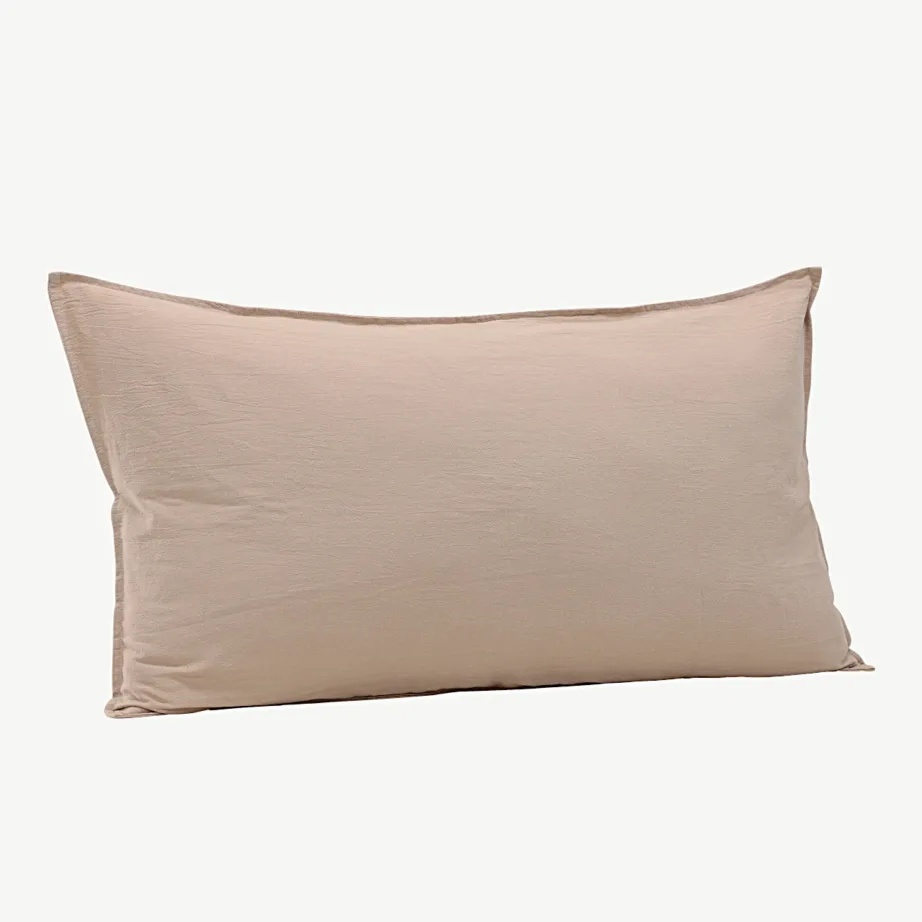 Beež pestud puuvillane padjapüür Ronja, 50 × 90 cm, 17034-502