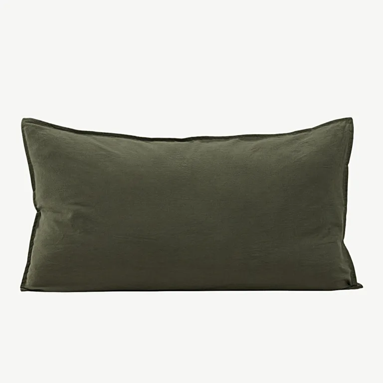 Ronja pestud puuvillane roheline padjapüür, 50 × 90 cm - 17035-504