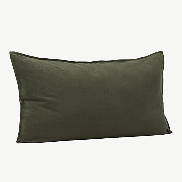 Ronja pestud puuvillane roheline padjapüür, 50 × 90 cm - 17035-504