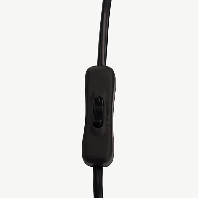 Betoonist laualamp musta varjuga Nancy, 63 cm - 17036-002