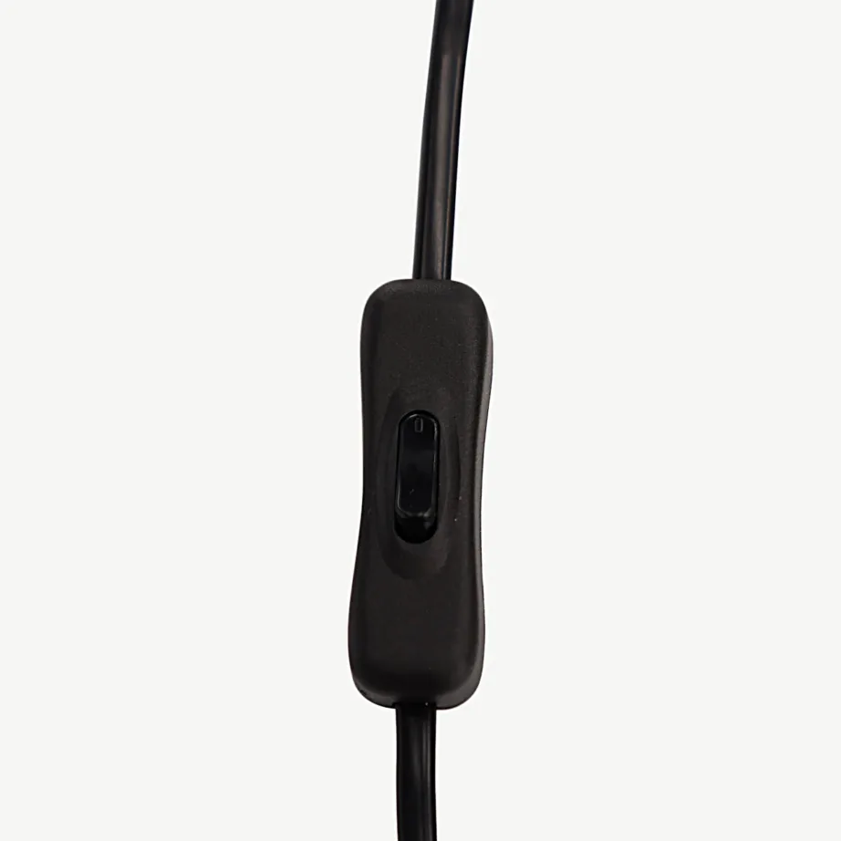 Betoonist laualamp musta varjuga Nancy, 63 cm, 17036-002 – 5