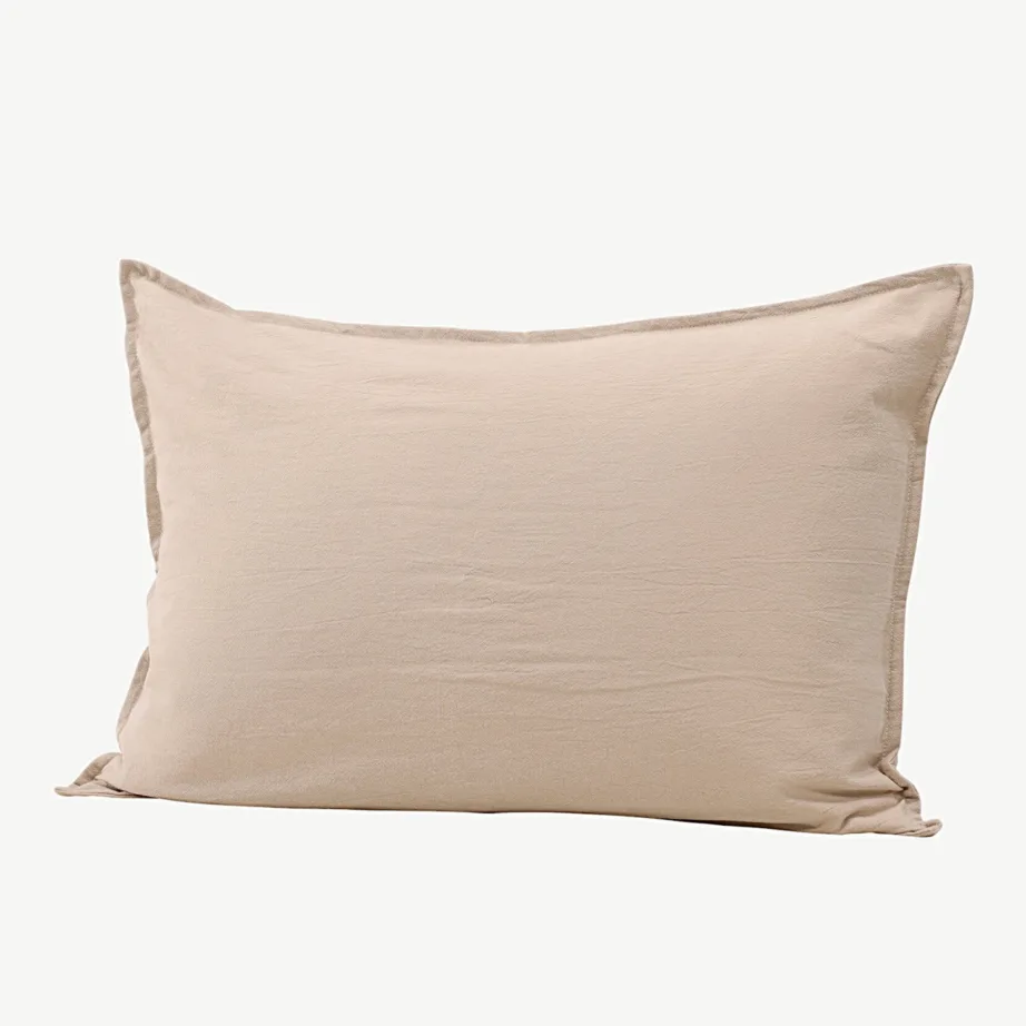 Beež puuvillane padjakate Ronja 40 × 60 cm (pestud puuvill), 17038-502 – 3