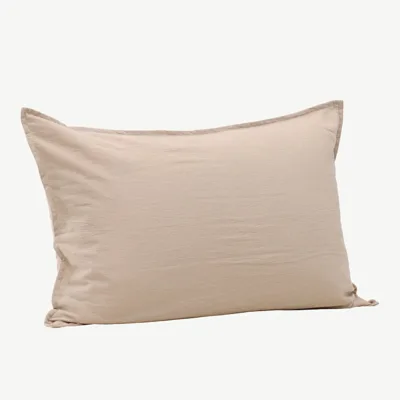 Beež puuvillane padjakate Ronja 40 × 60 cm (pestud puuvill) - 17038-502