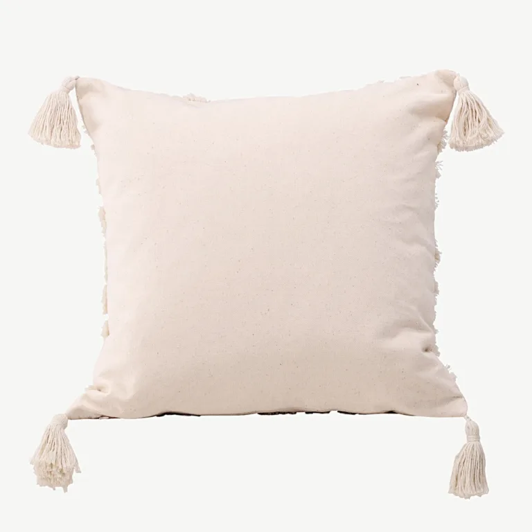 Murdvalge dekoratiivpadjapüür Lovise tuttmustri ja peidetud tõmblukuga, 45 × 45 cm - 17041-501