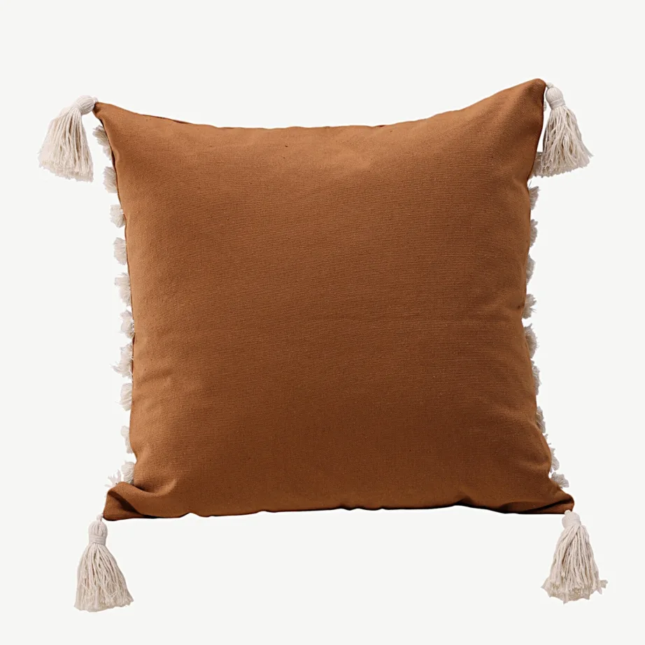 Elina dekoratiivpadja katteriie (polüester, pruun/kreem, 45×45 cm), 17054-503 – 4