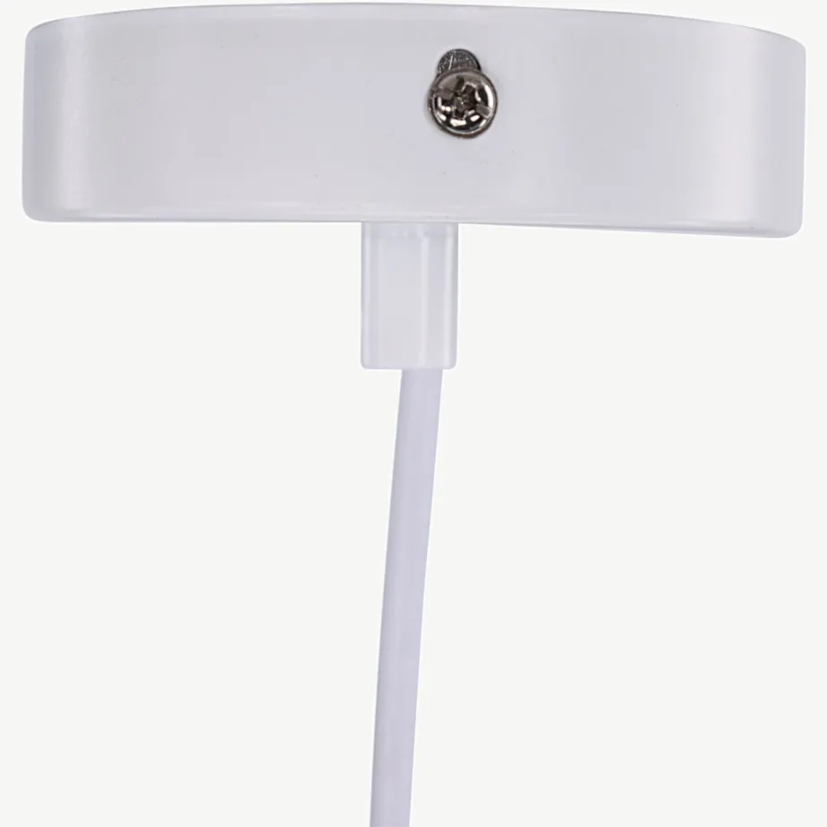 Nicola kollektsiooni suur valge sulgedega rippvalgusti, 17059-001 – 2