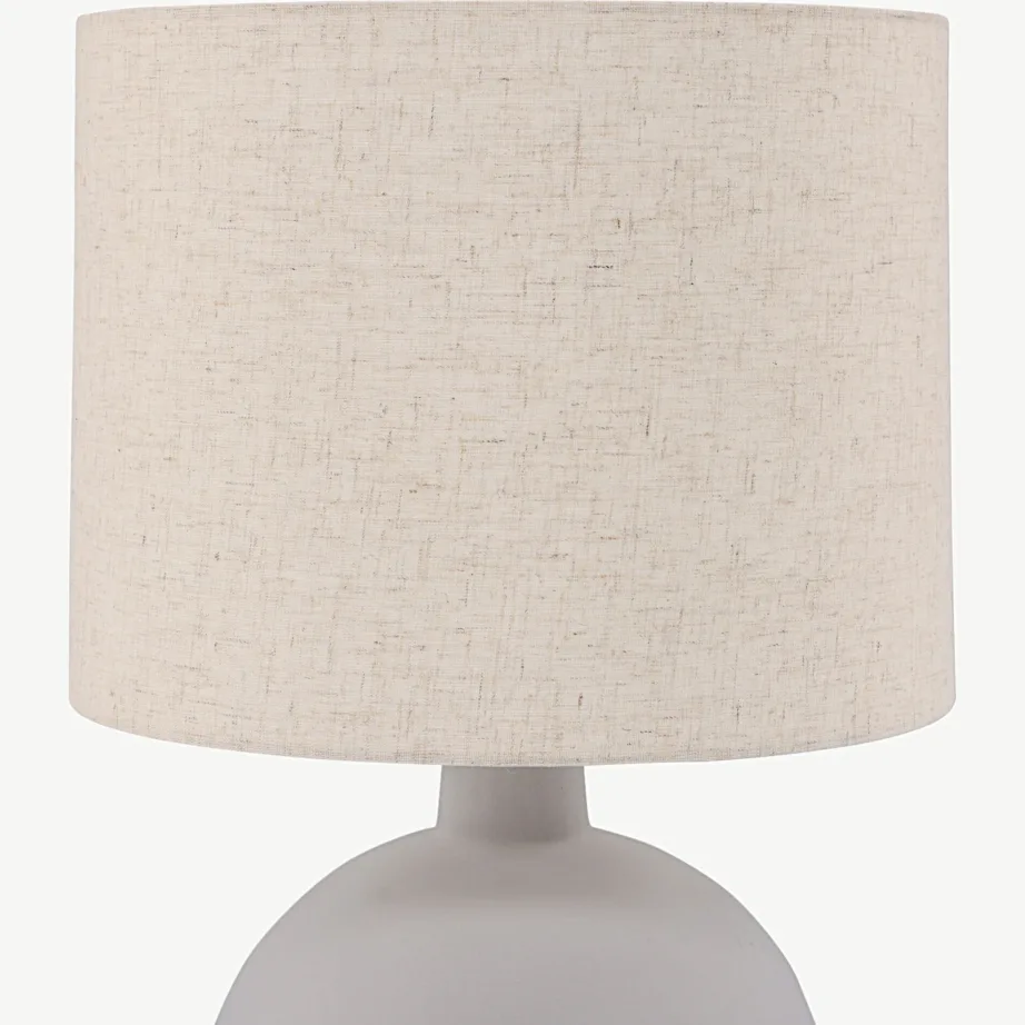 Hallist betoonist lauavalgusti Torcello, beež linane lambivari, 17061-001 – 4