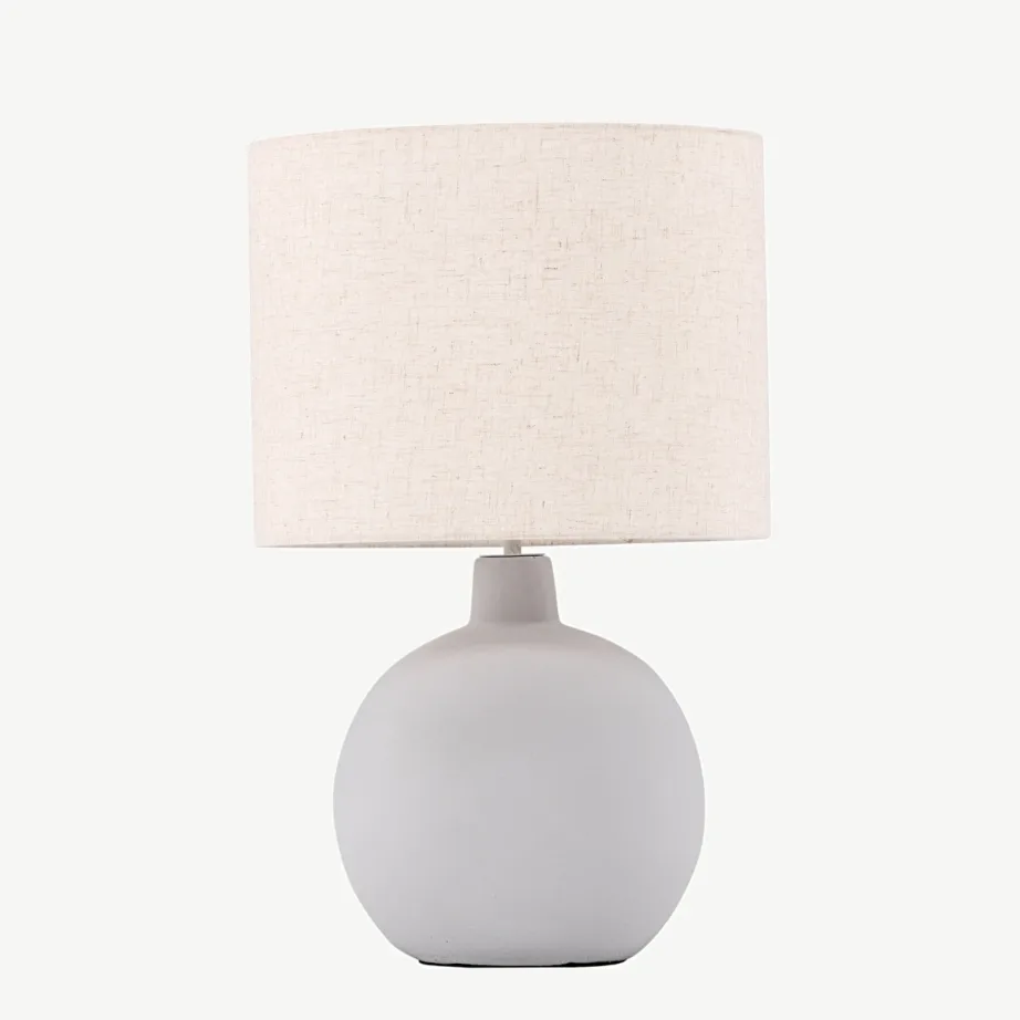 Hallist betoonist lauavalgusti Torcello, beež linane lambivari, 17061-001 – 6