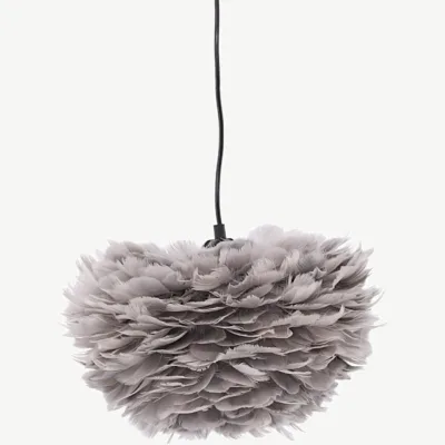 Nicola hall sulelamp musta juhtmega, ø 35 cm – ripplamp - 17068-001