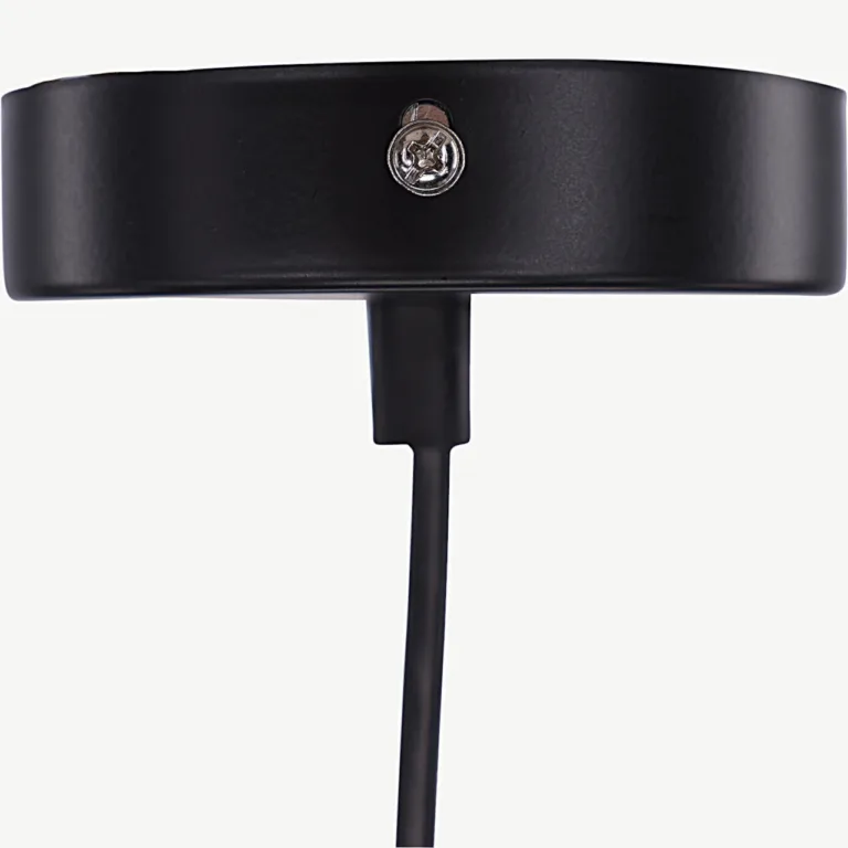 Nicola hall sulelamp musta juhtmega, ø 35 cm – ripplamp - 17068-001