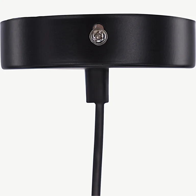 Nicola hallist kunstsulgedest ripplamp musta juhtmega, Ø45 cm - 17069-001