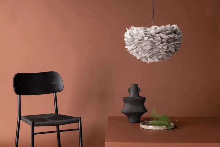 Nicola hallist kunstsulgedest ripplamp musta juhtmega, Ø45 cm - 17069-001