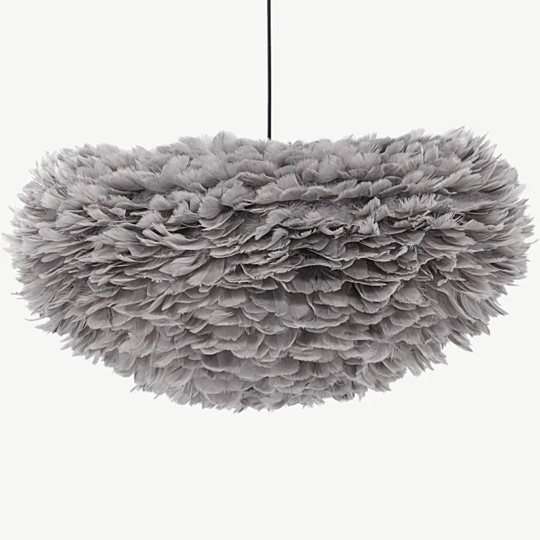 Nicola X-Large hallide kunstsulgede ja põhjamaise disainiga rippvalgusti, 75 cm - 17071-001