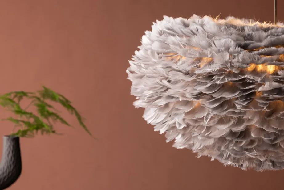 Nicola X-Large hallide kunstsulgede ja põhjamaise disainiga rippvalgusti, 75 cm, 17071-001 – 5