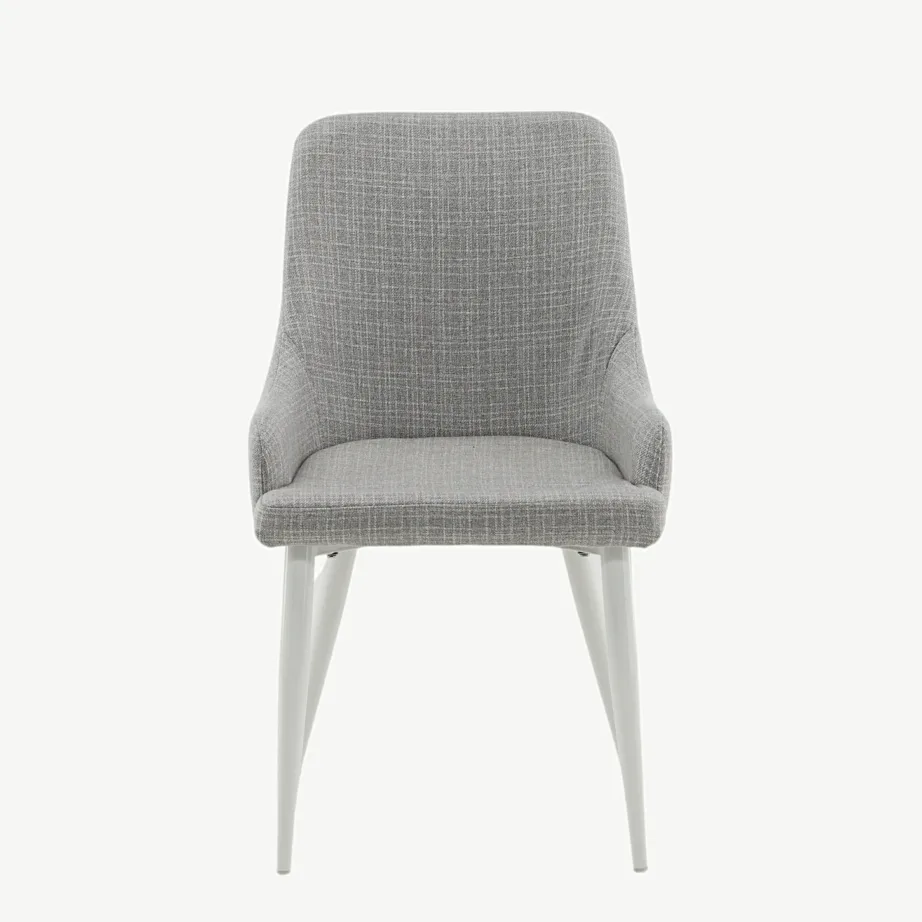 Helehall polsterdatud söögitool Plaza valgete terasjalgadega, 17700-005 – 4