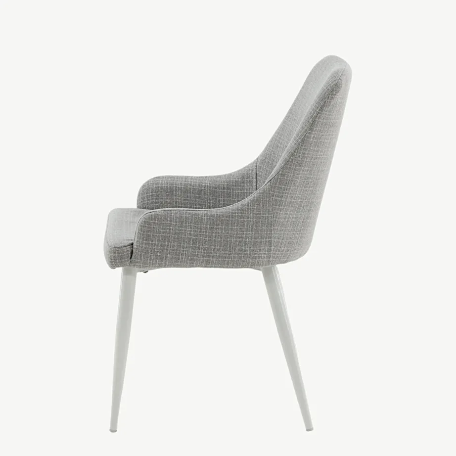 Helehall polsterdatud söögitool Plaza valgete terasjalgadega, 17700-005 – 7