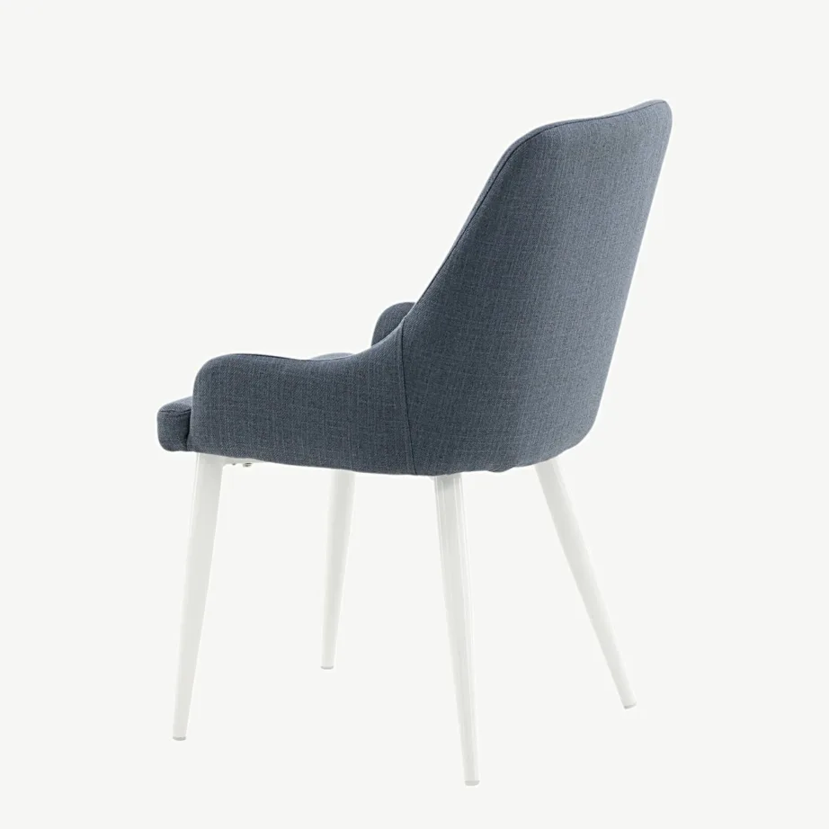 Plaza sinine söögitool valgete metalljalgadega, 17700-077 – 7