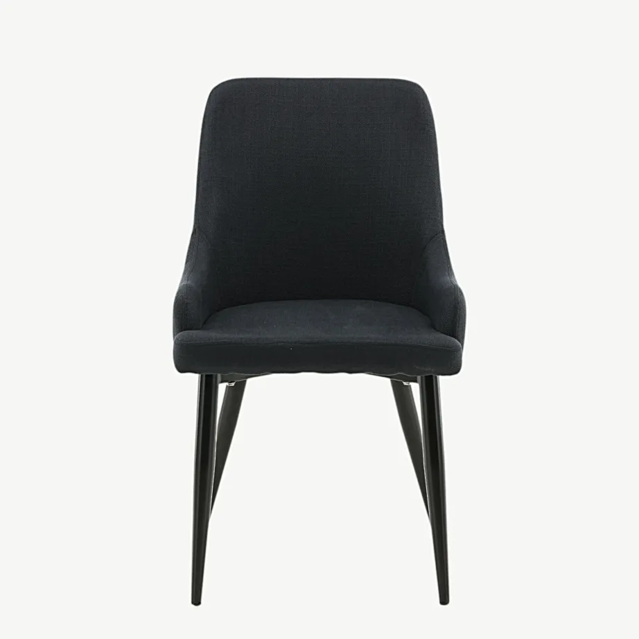 Must polsterdatud söögitool Plaza terasjalgadel (Venture Home), 17700-808 – 4