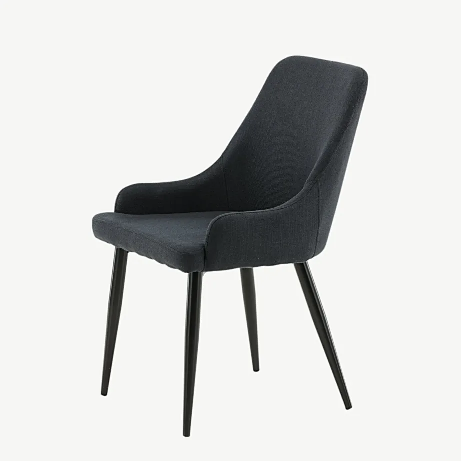 Must polsterdatud söögitool Plaza terasjalgadel (Venture Home), 17700-808 – 6