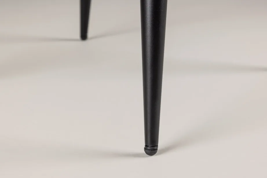 Beežist polüesterkordkangast söögitool Leone mustade terasjalgadega, 17701-102 – 10