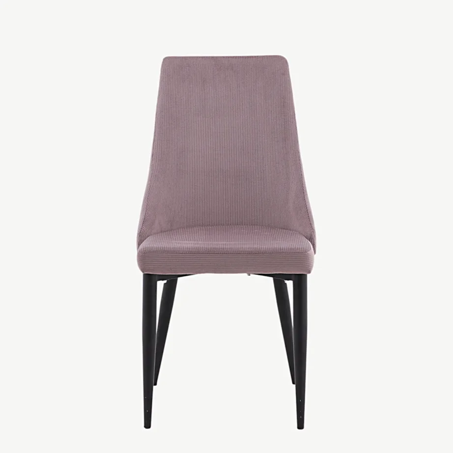 Tolmuroosa bukleekangaga söögitool Leone, mustade terasjalgadega, 17701-999 – 4