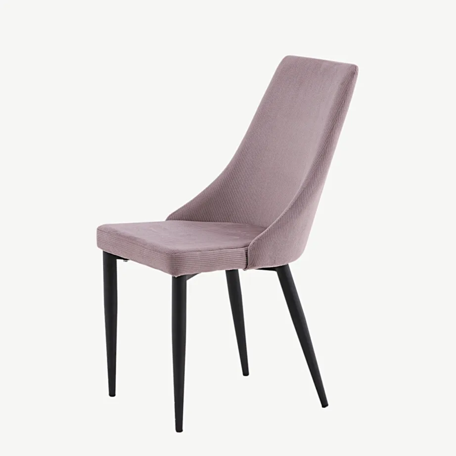 Tolmuroosa bukleekangaga söögitool Leone, mustade terasjalgadega, 17701-999 – 6