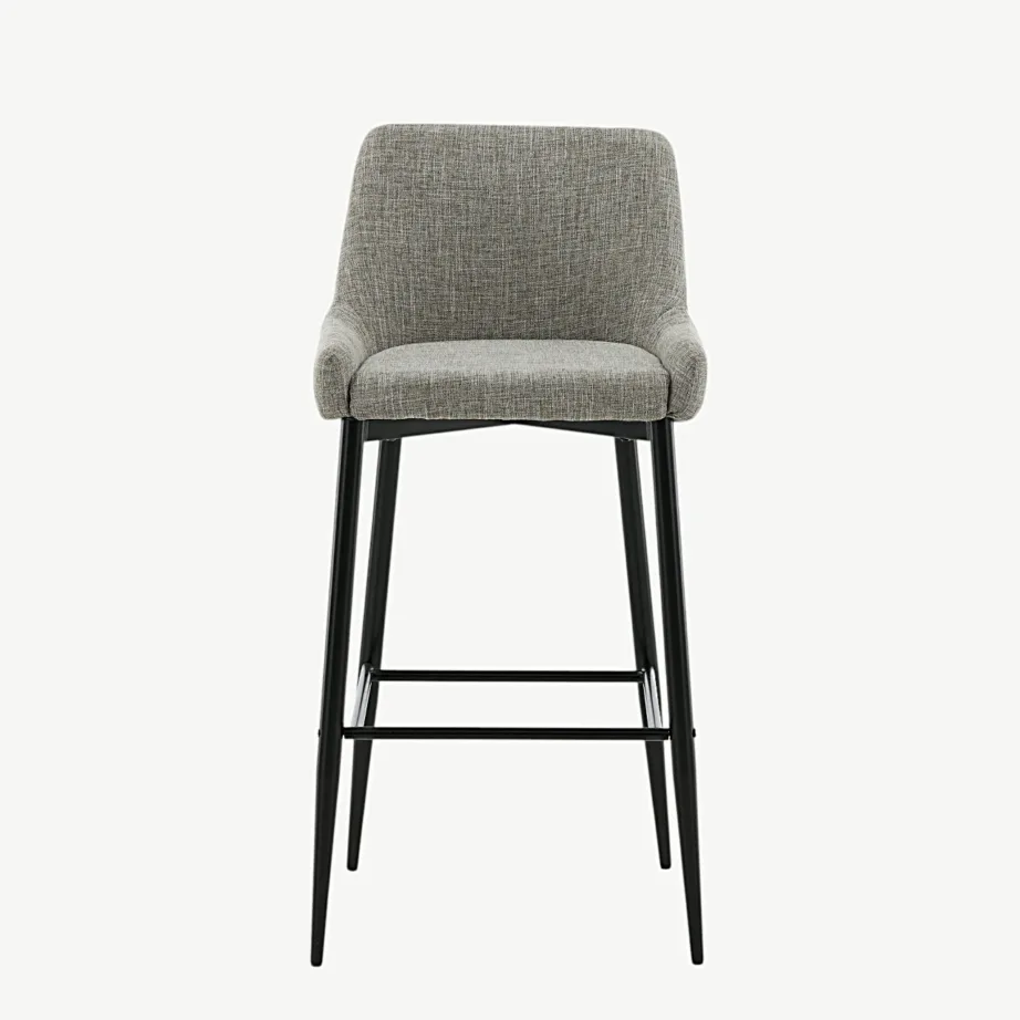 Beežist kangast Plaza baaritool mustade terasjalgadega, 17704-840 – 4