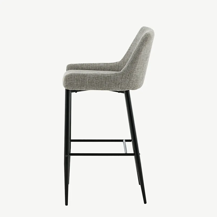 Beežist kangast Plaza baaritool mustade terasjalgadega, 17704-840 – 7